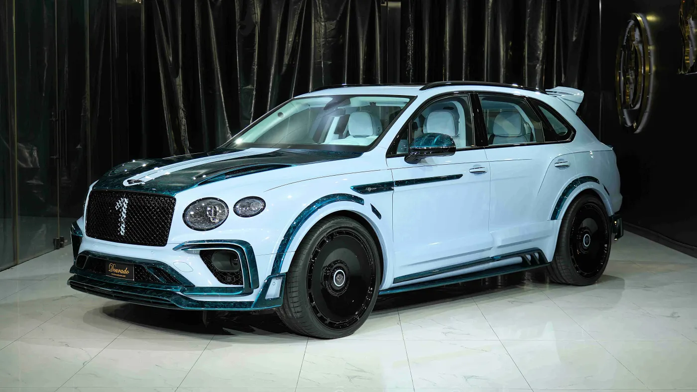 Bentley Bentayga S by Onyx Concept 1 of 5 exclusive forged carbon masterpiece featured in prominent Dubai showroom
