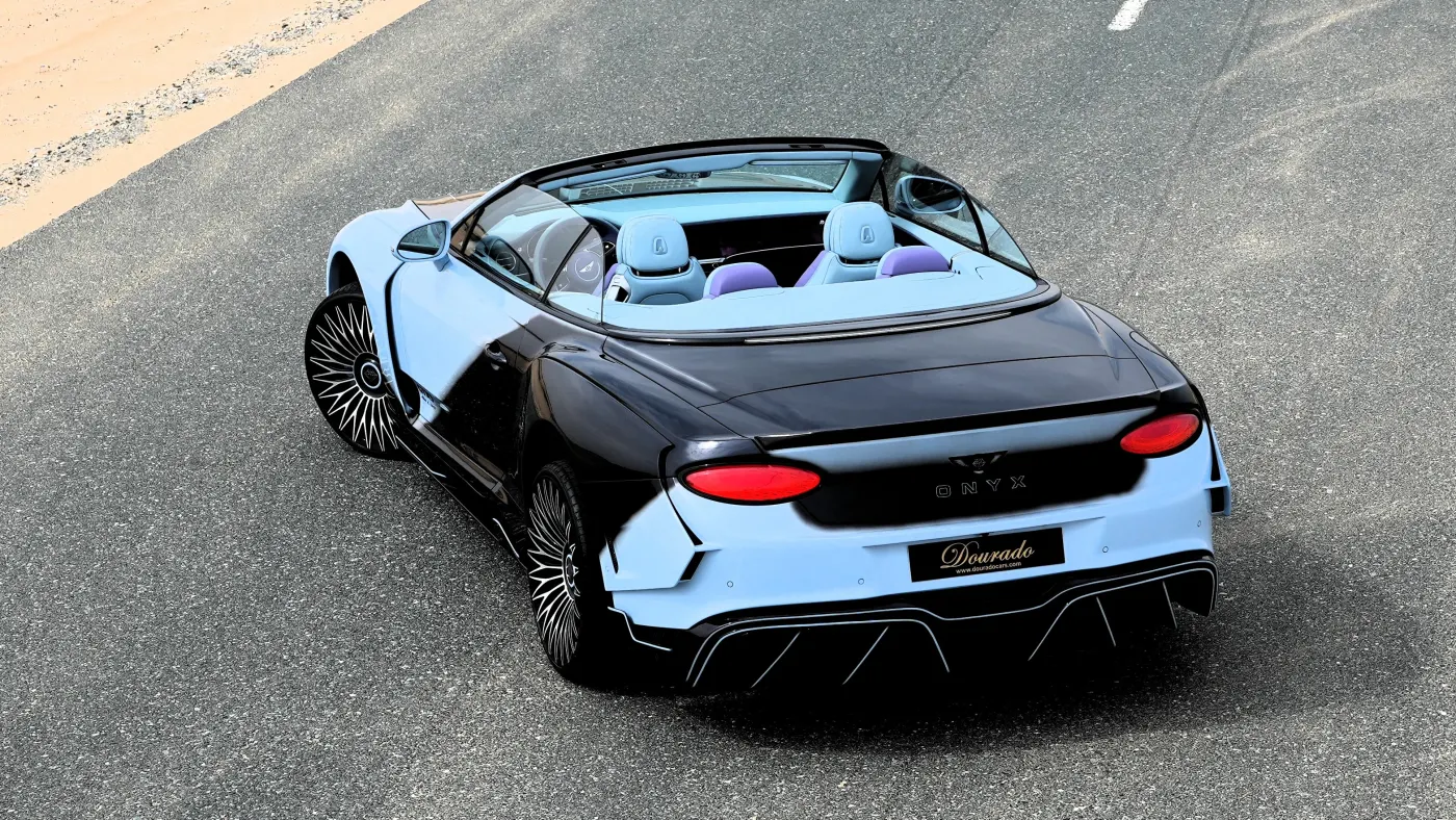 Bentley Continental GTX III Athea by Onyx Concept 1 of 1 exclusive forged carbon masterpiece featured in prominent Dubai showroom